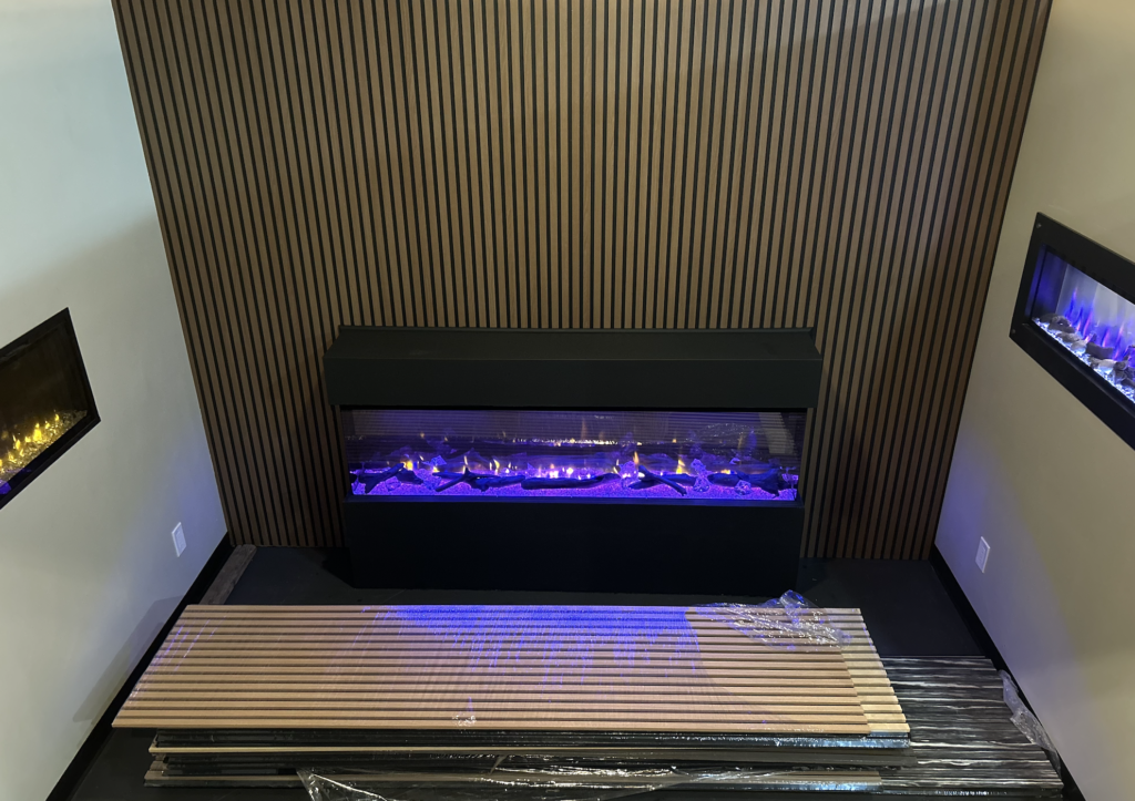 Ignite XL Bold being installed at The Fire Place by Magic Touch in downtown Mesa